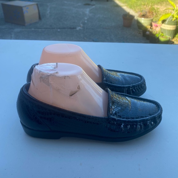 SAS Tripad Comfort Foot Bed Simplify Black Croc Loafer Slip-On Women’s Shoes 6.5 - Picture 1 of 16